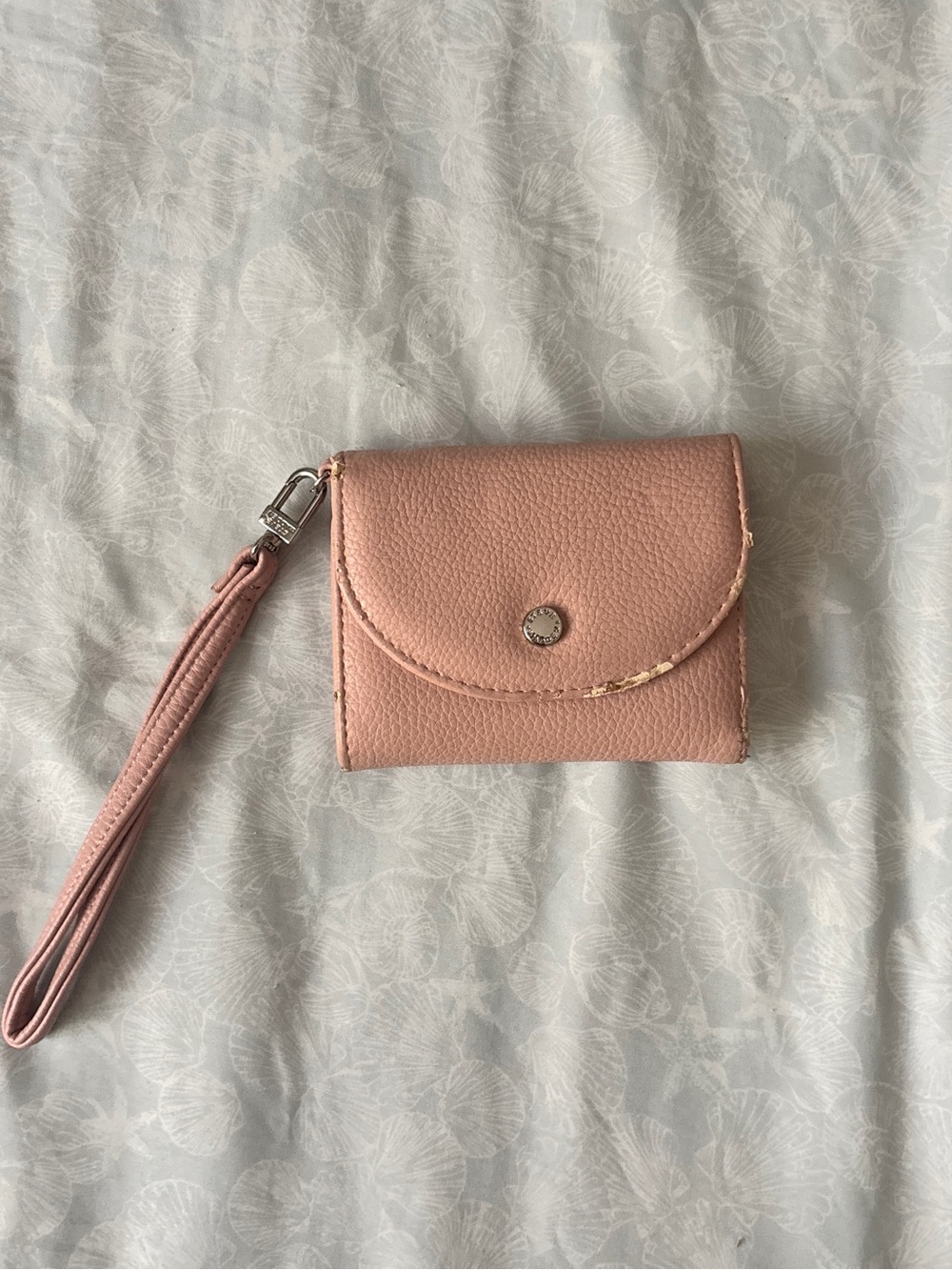Pink Women's Wristlet Card Holder Wallet